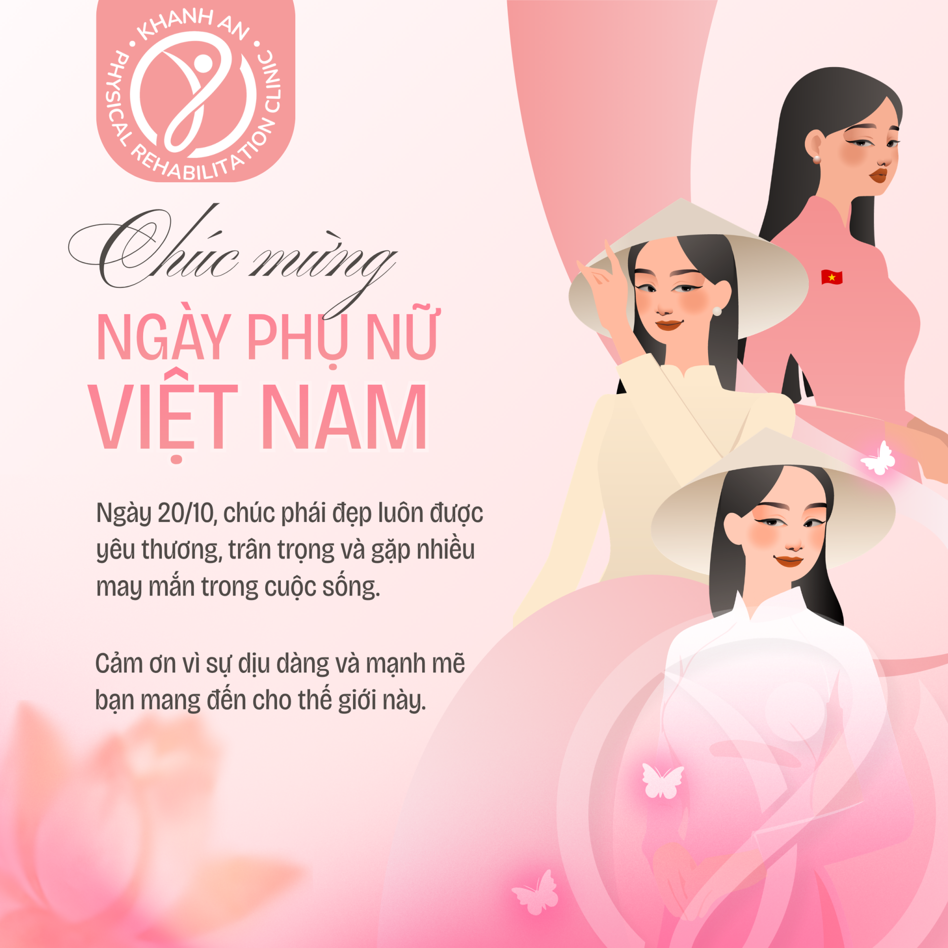 Cùng nhìn lại ngày 20/10 tại Phòng khám Phục hồi chức năng Khánh An