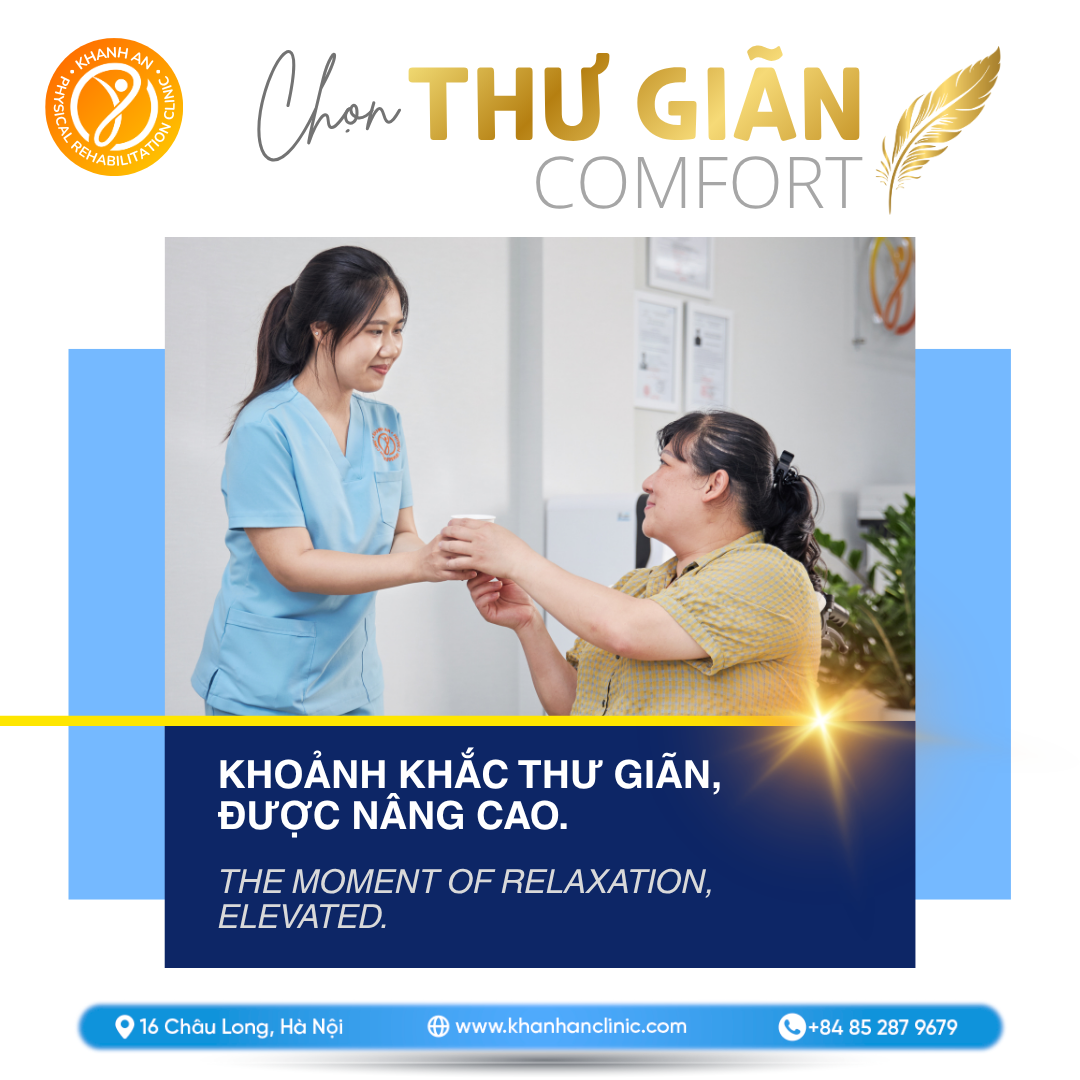 Chọn đúng phòng khám phục hồi chức năng – hãy chọn sự thoải mái và thư giãn
