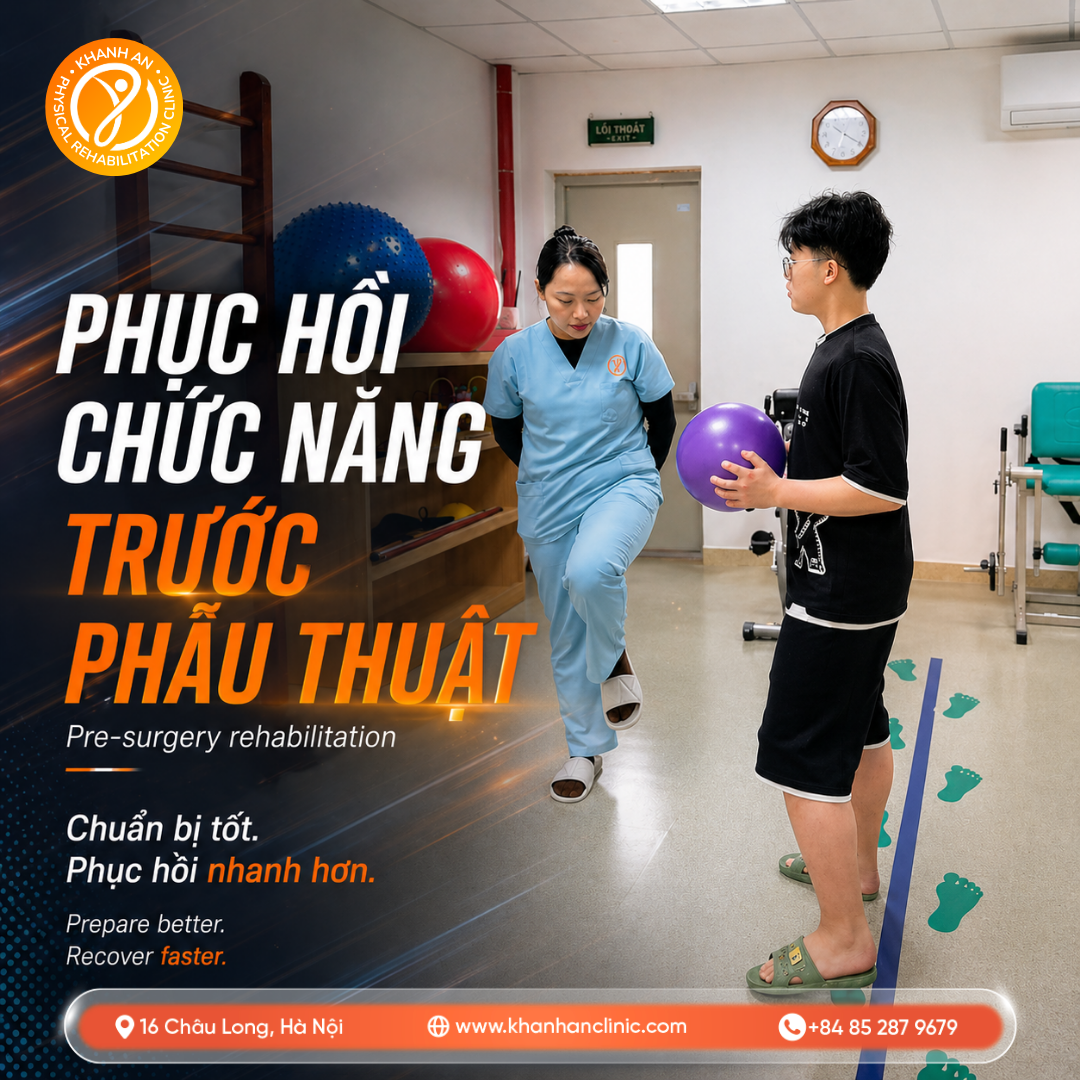 Phục hồi chức năng trước phẫu thuật, bạn có biết?