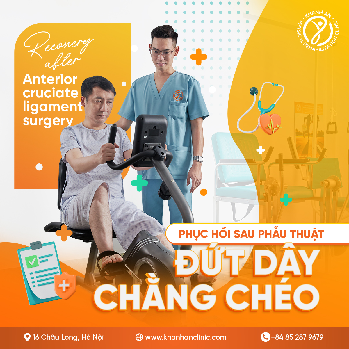 Những Lưu Ý Quan Trọng Sau Phẫu Thuật Tái Tạo Đứt Dây Chằng Chéo